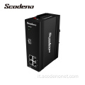 Switch Ethernet gestiti PoE+ industriali a 5 porte con 4*10/100/1000Tx (30 W/porta) e 1*1000Fx Multi-Mode 2 km con slot SC